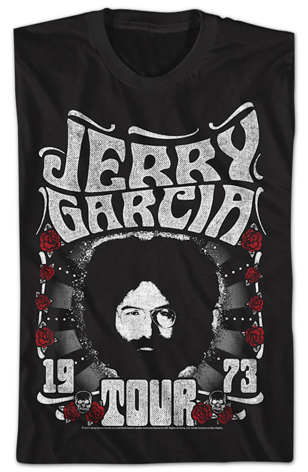 1973 Tour Jerry Garcia T-Shirt